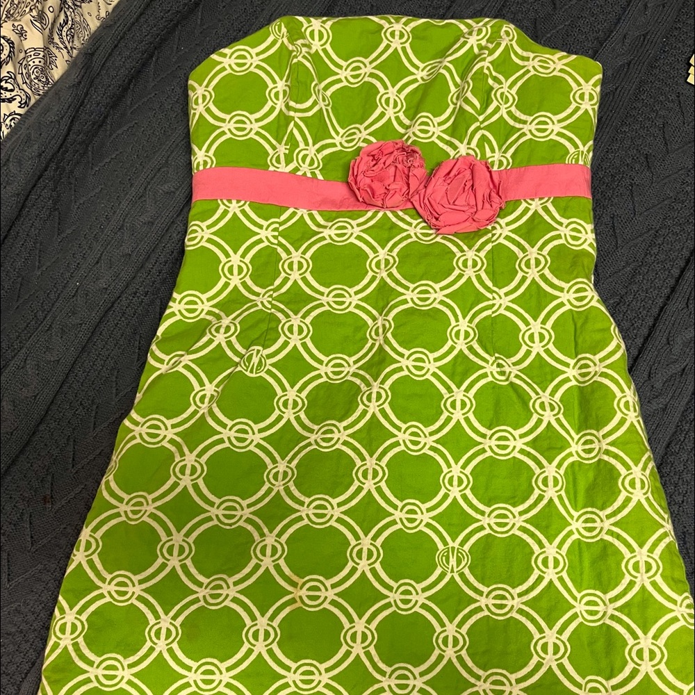 Lily Pulitzer strapless dress